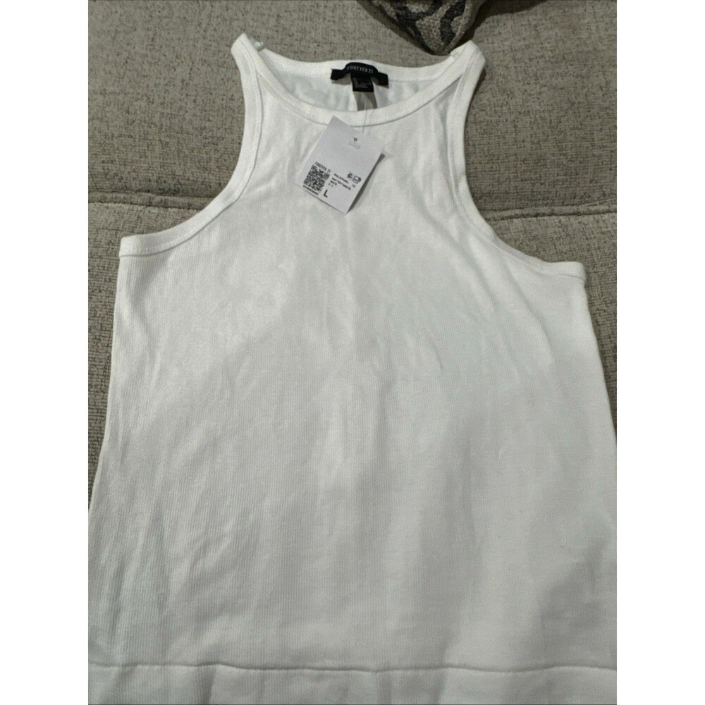 Forever 21 White Tank Top